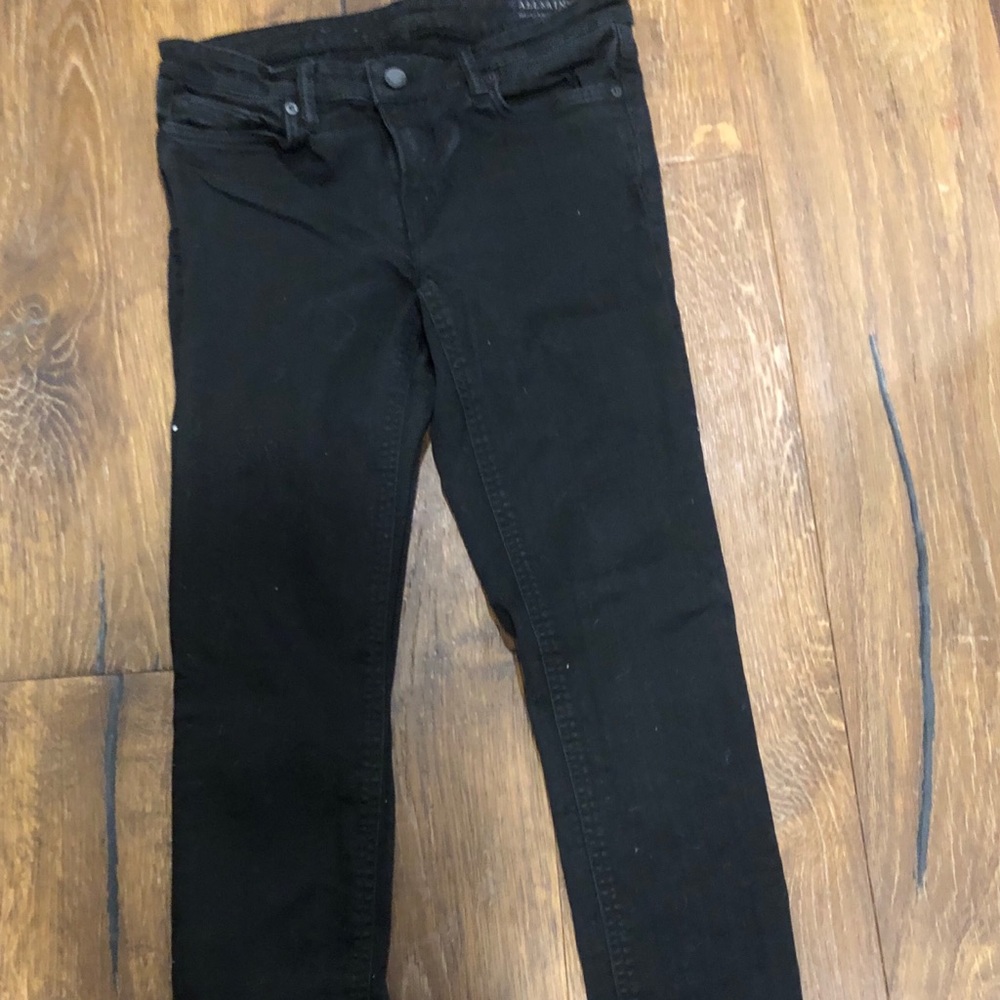 All saints black jeans